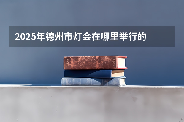 2025年德州市灯会在哪里举行的