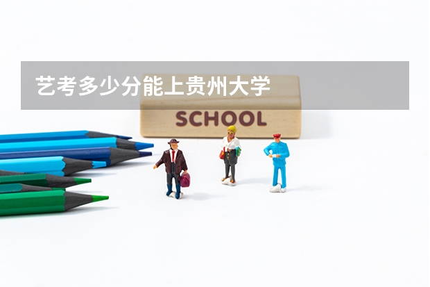 艺考多少分能上贵州大学