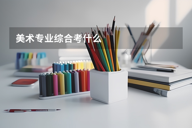 美术专业综合考什么