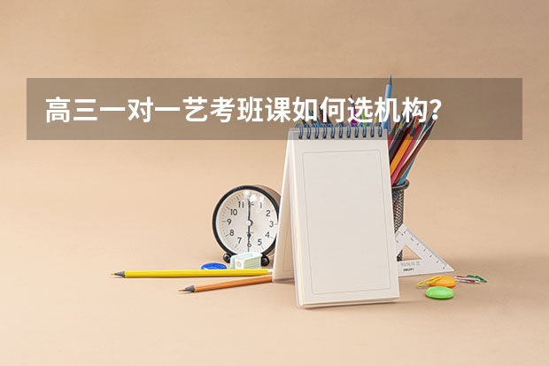 高三一对一艺考班课如何选机构？