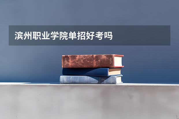 滨州职业学院单招好考吗