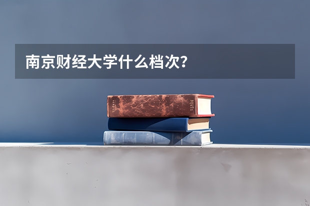南京财经大学什么档次？