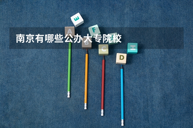 南京有哪些公办大专院校