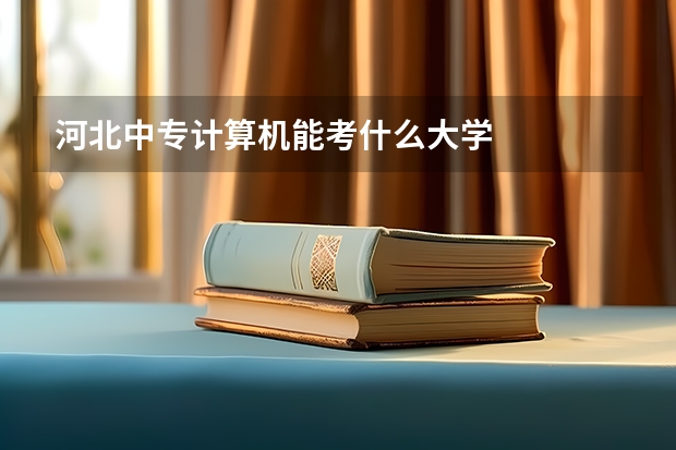 河北中专计算机能考什么大学