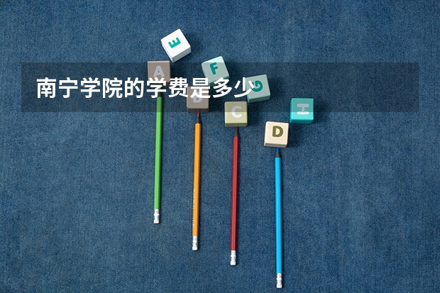 南宁学院的学费是多少